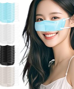 [イブニュ] ノーズマスク 鼻だけ 鼻マスク 花粉 鼻カバー 使い捨て ノーズウォーマー 軽量 通気 50/100枚 長時間快適 耳ゴム調節 花粉対策 アウトドア キャンプ 登山 自宅 自転車 旅行用 ほこり多い天候用 男女兼用 (100枚,ブルー)